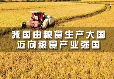我國由糧食生產大國邁向糧食產業強國