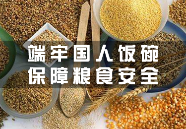 端牢國人飯碗 保障糧食安全