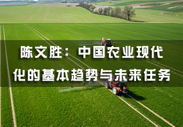 陳文勝：中國農(nóng)業(yè)現(xiàn)代化的基本趨勢與未來任務(wù)
